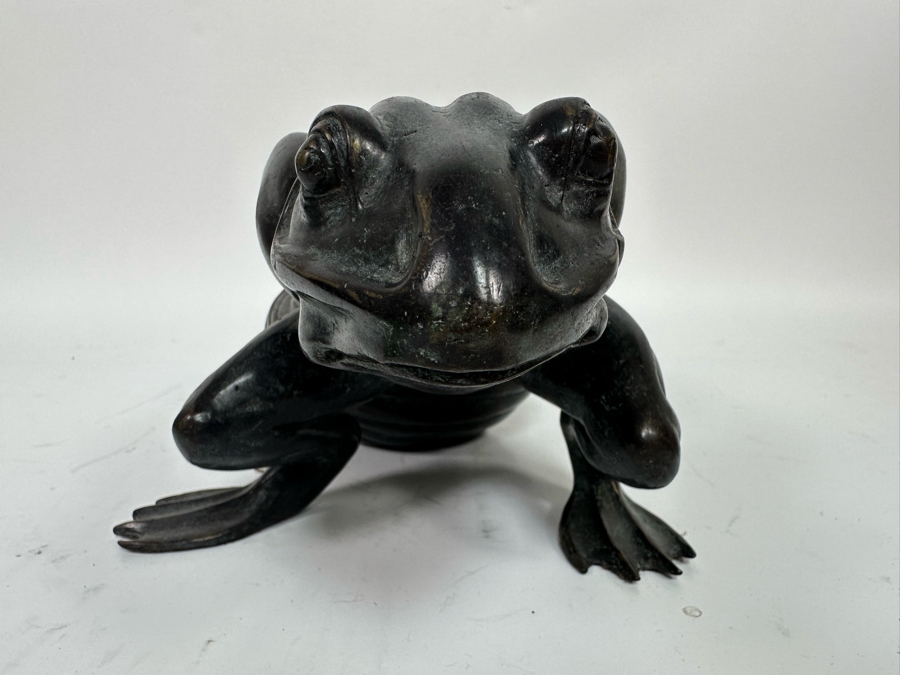 Bronze Frog Planter 15W X 8D X 6.5H [Photo 8]