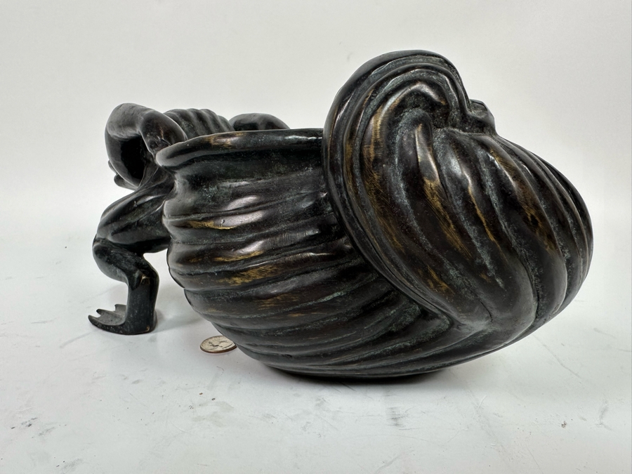 Bronze Frog Planter 15W X 8D X 6.5H [Photo 12]