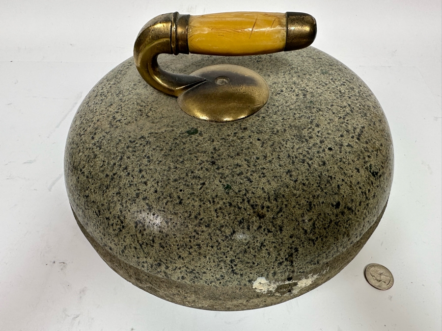 Vintage Granite Curling Stone 10W X 8H [Photo 3]