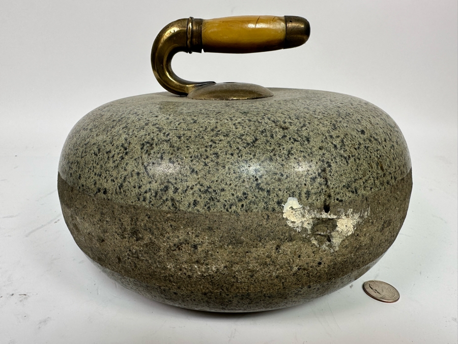 Vintage Granite Curling Stone 10W X 8H [Photo 2]