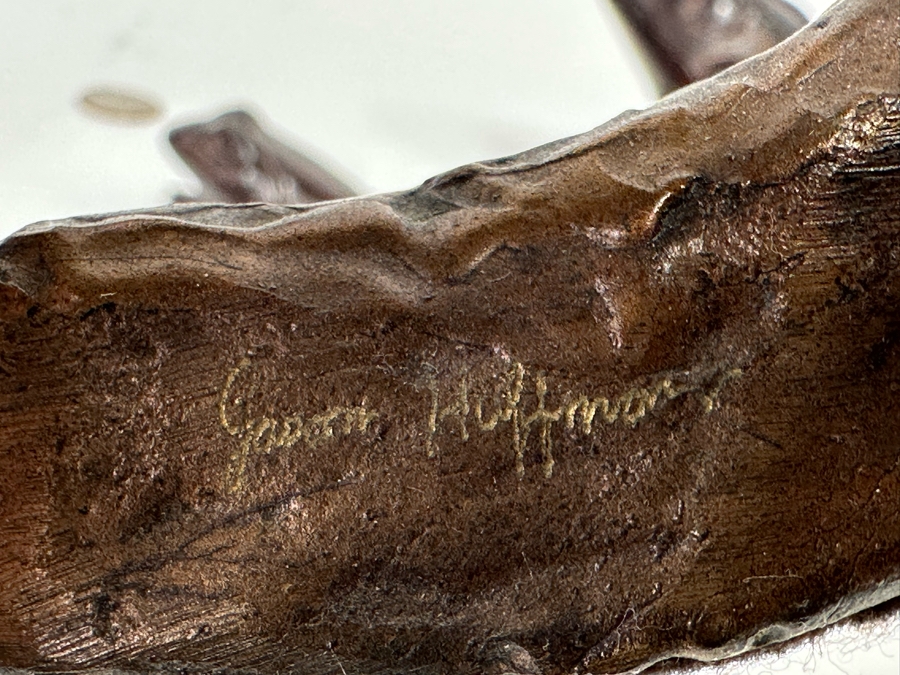 Collection Of Bronze/Brass Frogs Several Artist Signed [Photo 12]