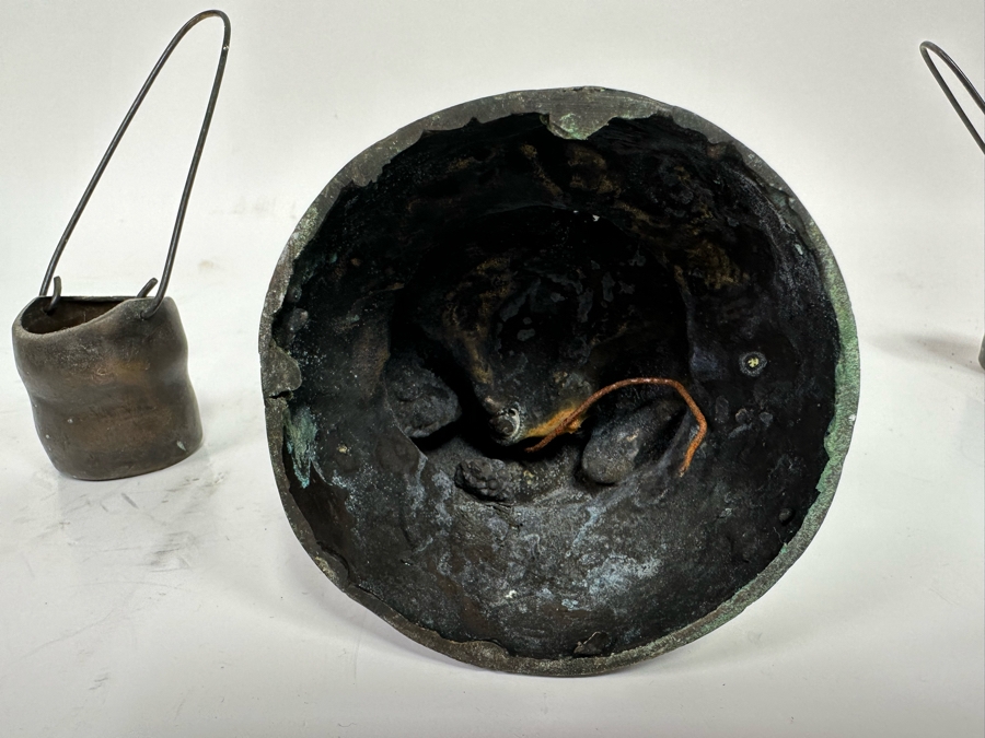 Vintage Chinese Metal Sculpture 12.5H [Photo 9]