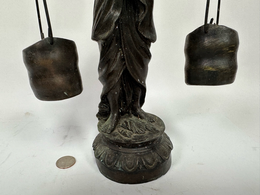 Vintage Chinese Metal Sculpture 12.5H [Photo 5]