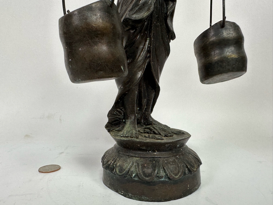 Vintage Chinese Metal Sculpture 12.5H [Photo 8]