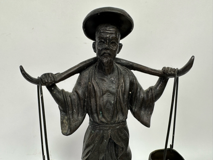 Vintage Chinese Metal Sculpture 12.5H [Photo 4]