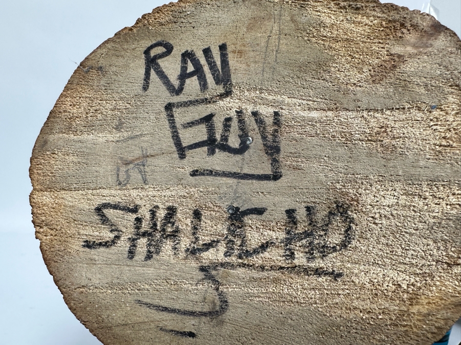 Ray Guy Shalako Kachina Handmade Wooden Signed On Bottom Tall 32H [Photo 11]