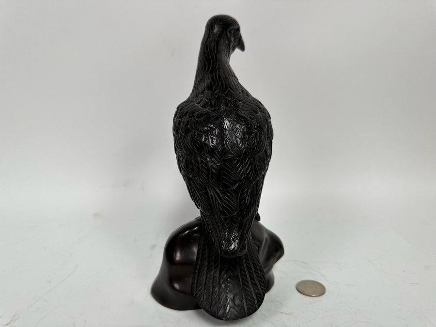 Metal Bird Sculpture From India 9H [Photo 6]