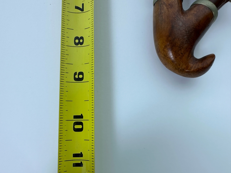 Vintage Burled Walnut Smoking Pipe 9L [Photo 10]