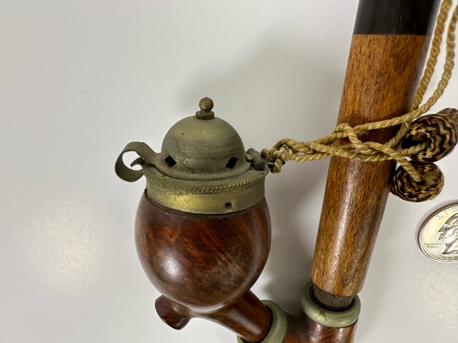 Vintage Burled Walnut Smoking Pipe 9L [Photo 8]