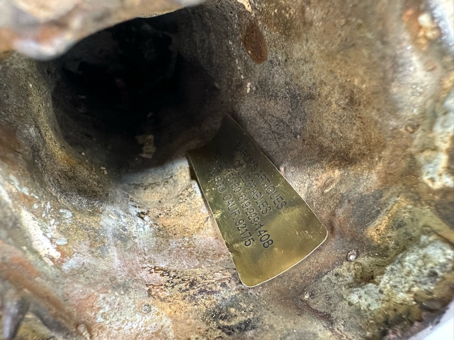 Vintage Bronze Sculpture Of Saint John The Baptist 123H [Photo 12]