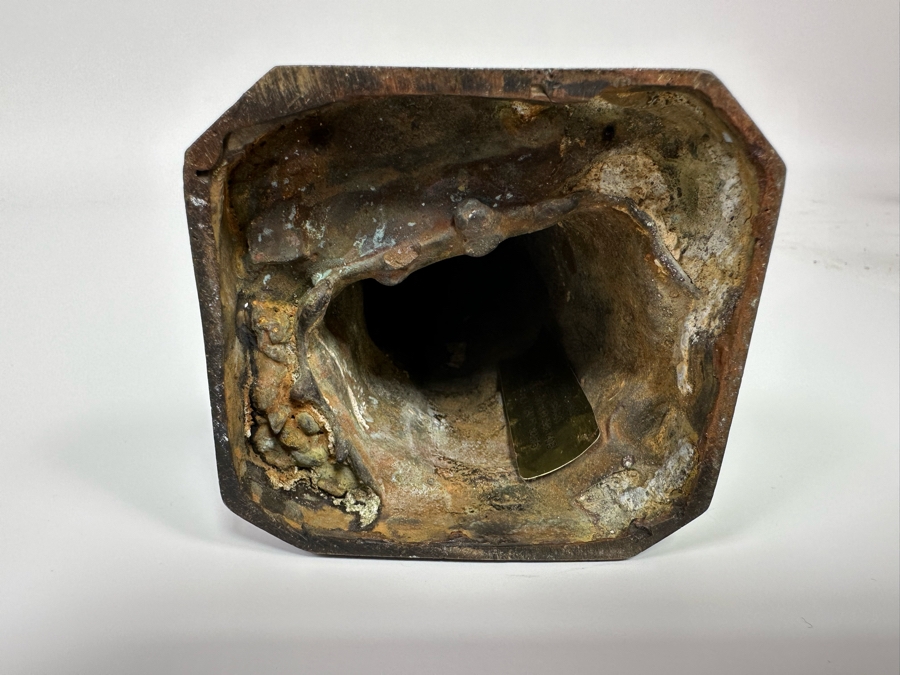 Vintage Bronze Sculpture Of Saint John The Baptist 123H [Photo 11]