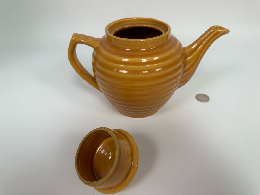 Mid-Century USA Pottery Teapot 9W X 6H [Photo 5]