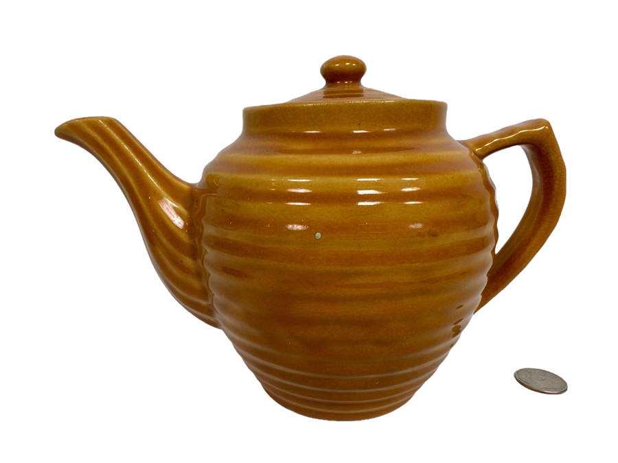 Mid-Century USA Pottery Teapot 9W X 6H [Photo 1]