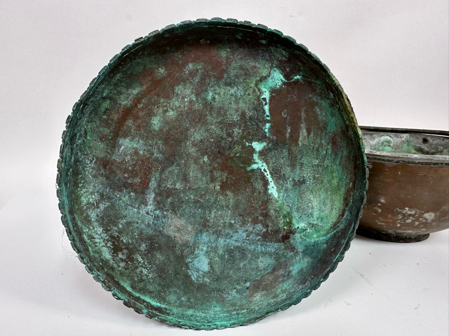 Pair Of Vintage Copper Vessels 9W And 8.25W [Photo 8]