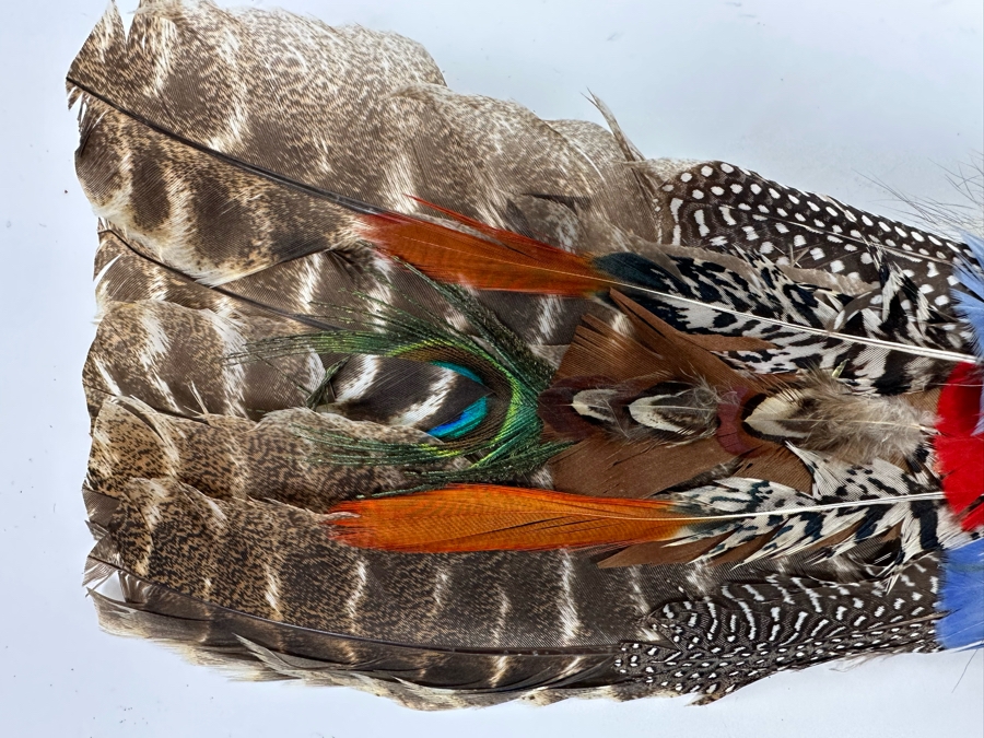 Handmade Native American Spirit Ceremonial And Prayer Fan 17 X 7 [Photo 4]