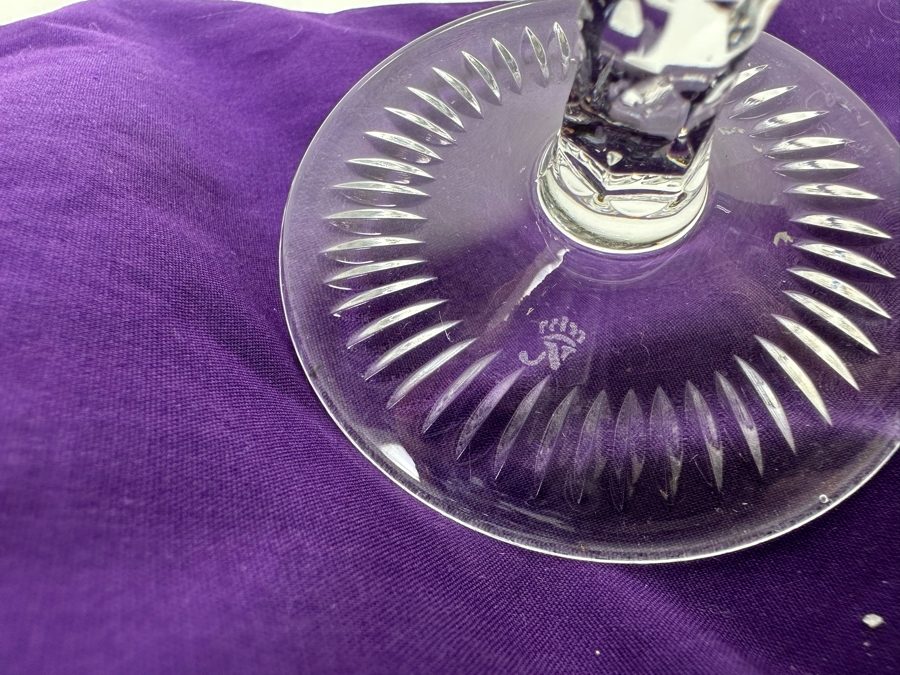 Six Nachtmann Fine Bavarian Cut Crystal Stemware Glasses 8.5H [Photo 2]