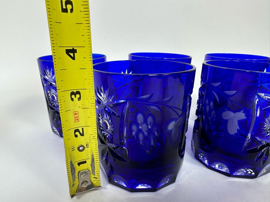 Five Nachtmann Fine Bavarian Cut Crystal Glasses 3.5H [Photo 7]