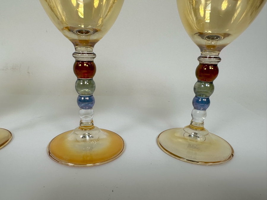 Six Stemware Glasses 7H And 5.5H [Photo 7]
