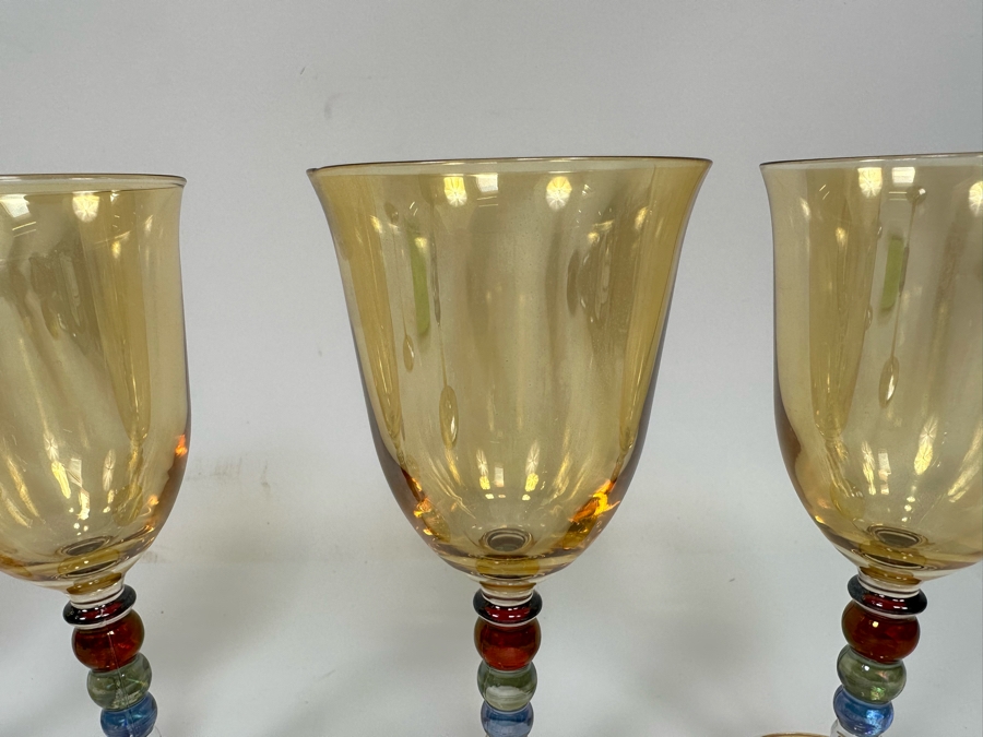 Six Stemware Glasses 7H And 5.5H [Photo 8]