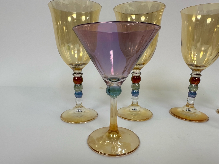Six Stemware Glasses 7H And 5.5H [Photo 5]