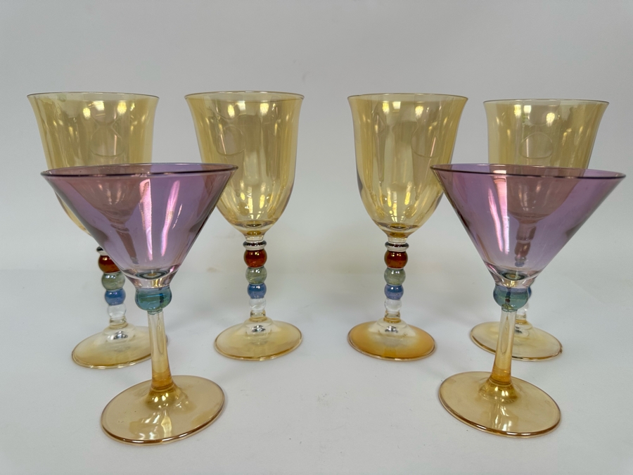 Six Stemware Glasses 7H And 5.5H [Photo 2]