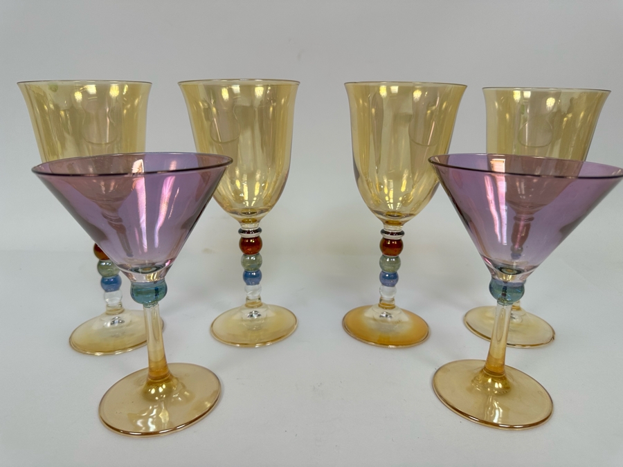 Six Stemware Glasses 7H And 5.5H [Photo 3]