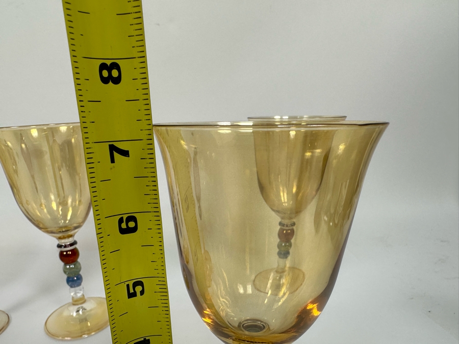 Six Stemware Glasses 7H And 5.5H [Photo 11]