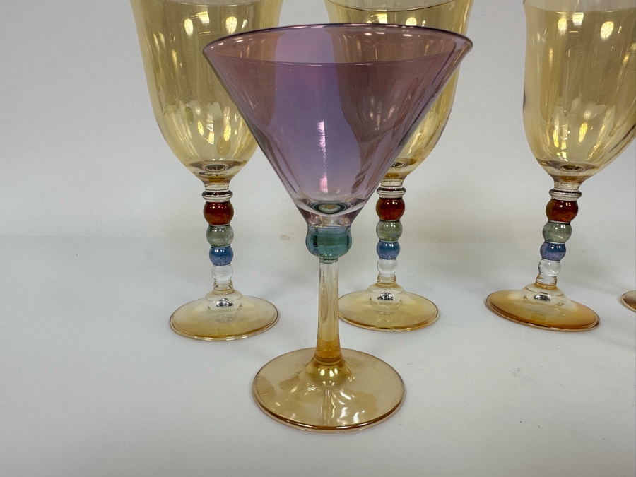 Six Stemware Glasses 7H And 5.5H [Photo 4]