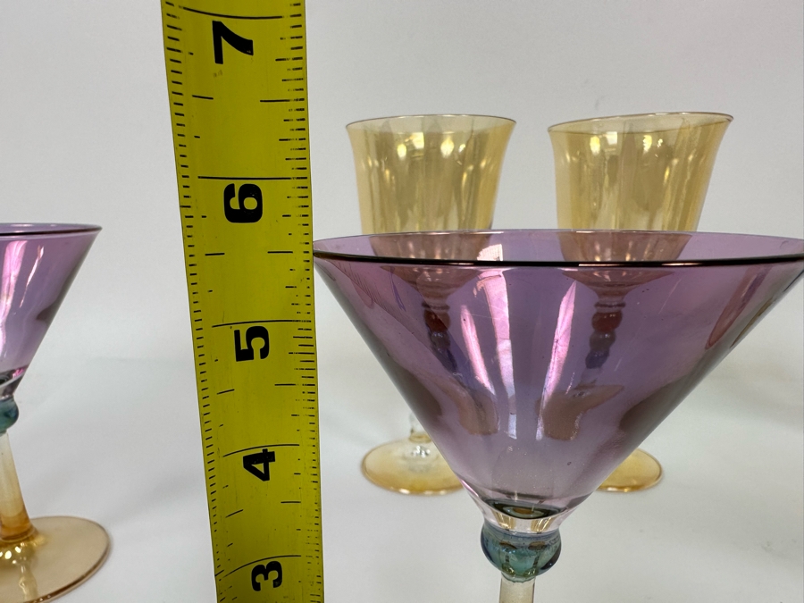 Six Stemware Glasses 7H And 5.5H [Photo 12]