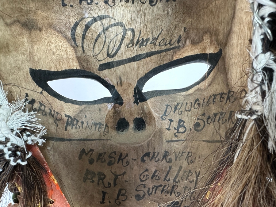 Vintage Handmade Mask From Bali Indonesia  [Photo 11]