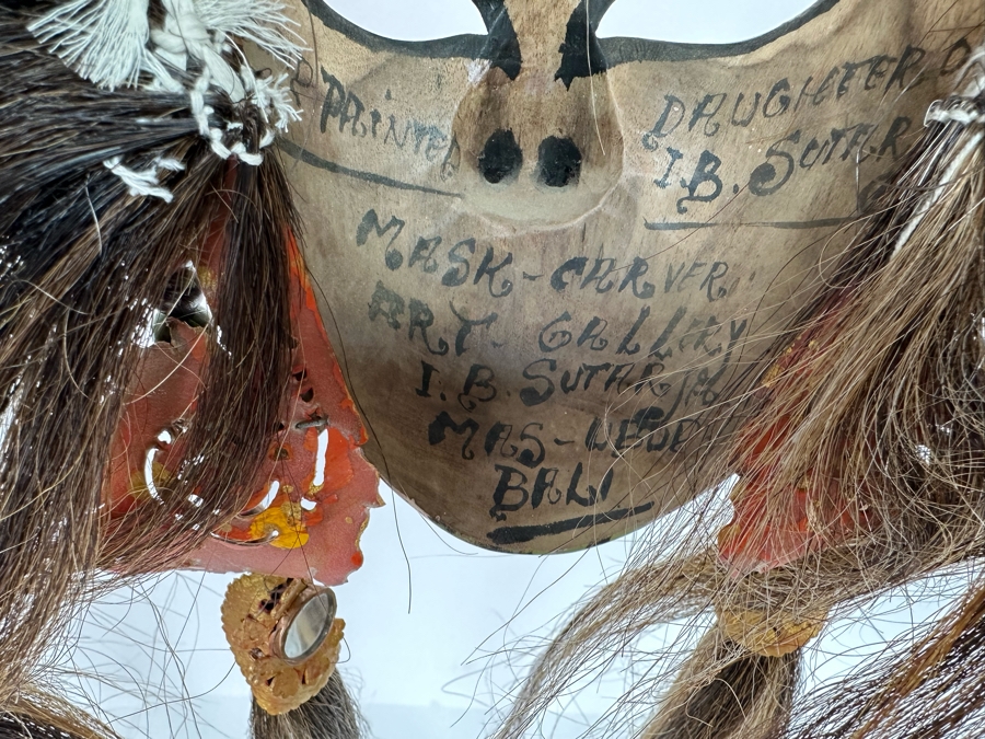 Vintage Handmade Mask From Bali Indonesia  [Photo 13]