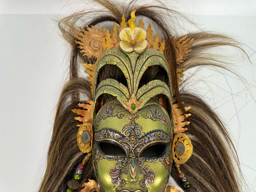 Vintage Handmade Mask From Bali Indonesia  [Photo 6]