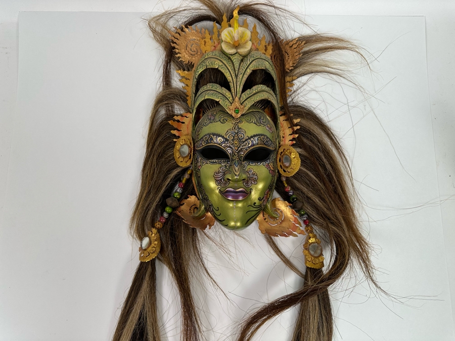 Vintage Handmade Mask From Bali Indonesia  [Photo 2]