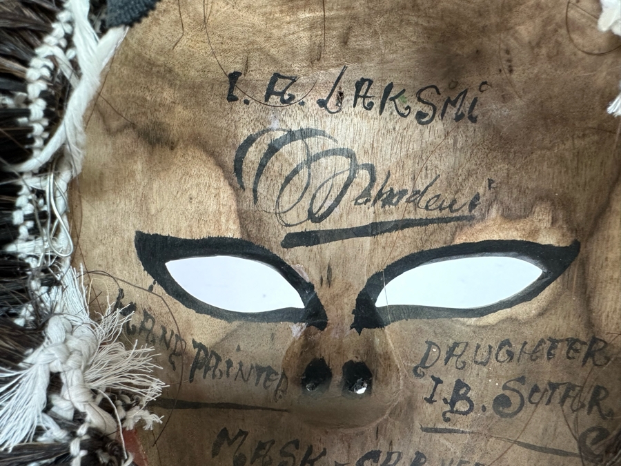 Vintage Handmade Mask From Bali Indonesia  [Photo 10]