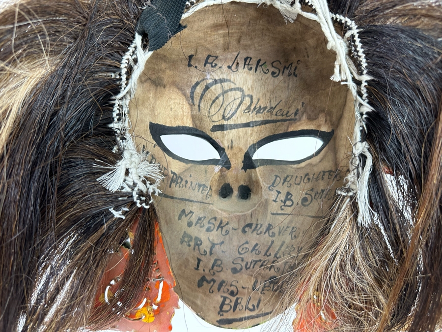 Vintage Handmade Mask From Bali Indonesia  [Photo 9]