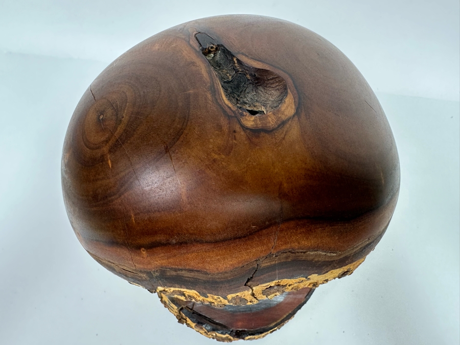 Raymond Pelton Vintage 1984 Signed Handmade Art Limb Stash Box From Hawaii 7.5W X 9.5H [Photo 12]