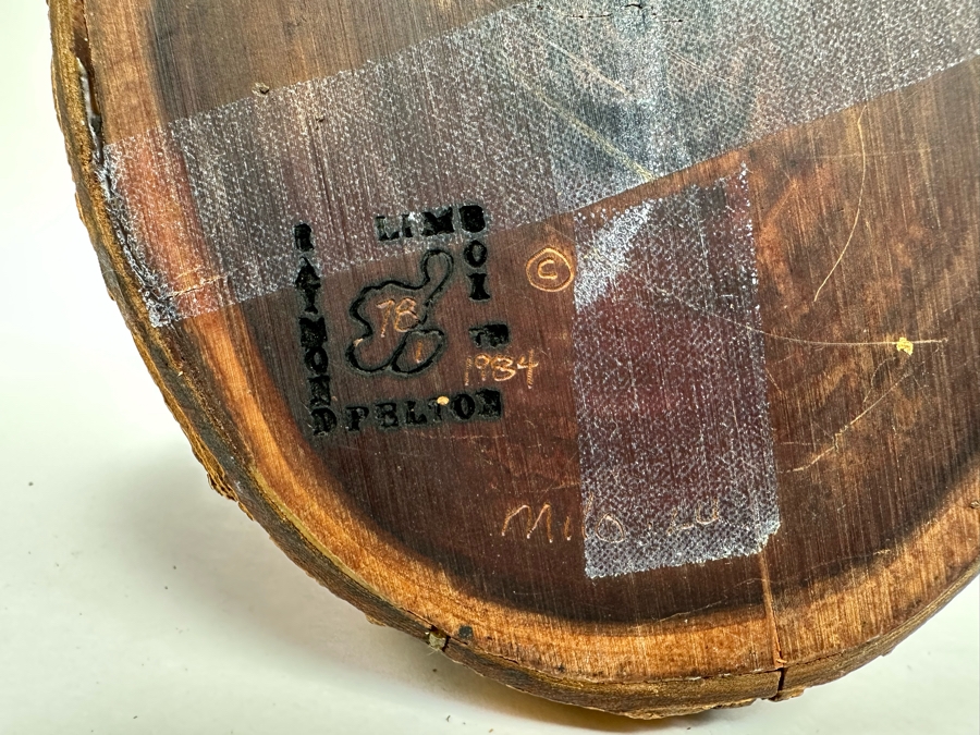 Raymond Pelton Vintage 1984 Signed Handmade Art Limb Stash Box From Hawaii 7.5W X 9.5H [Photo 15]