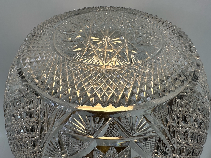 Cut Czech Glass Table Lamp 12W X 24H [Photo 14]