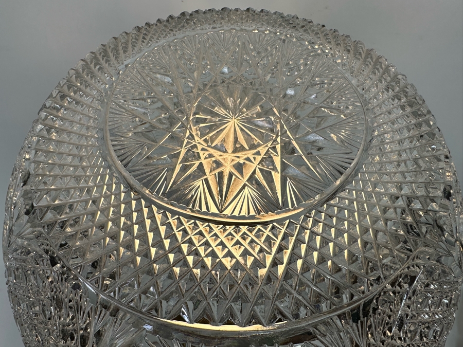 Cut Czech Glass Table Lamp 12W X 24H [Photo 7]