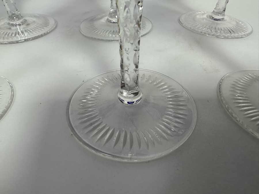 Six Nachtmann Fine Bavarian Cut Crystal Stemware Glasses 8H [Photo 7]