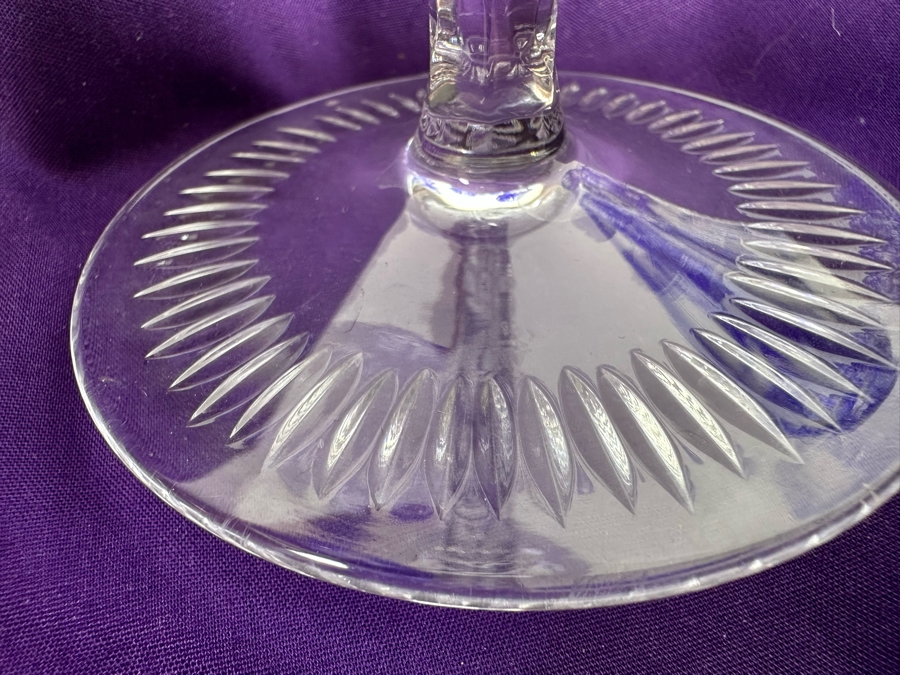 Six Nachtmann Fine Bavarian Cut Crystal Stemware Glasses 8H [Photo 9]