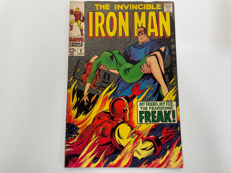 Vintage Marvel Comics The Invincible Iron Man #3 Comic Book [Photo 2]