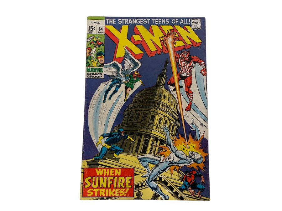 Vintage Marvel Comics The Uncanny X-Men #64 Comic Book [Photo 1]