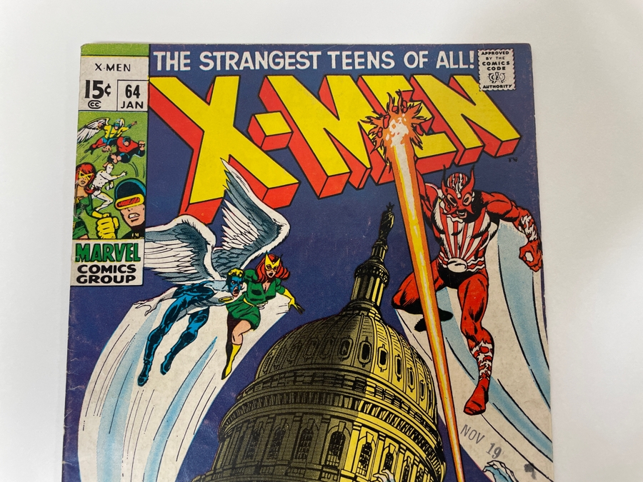 Vintage Marvel Comics The Uncanny X-Men #64 Comic Book [Photo 2]