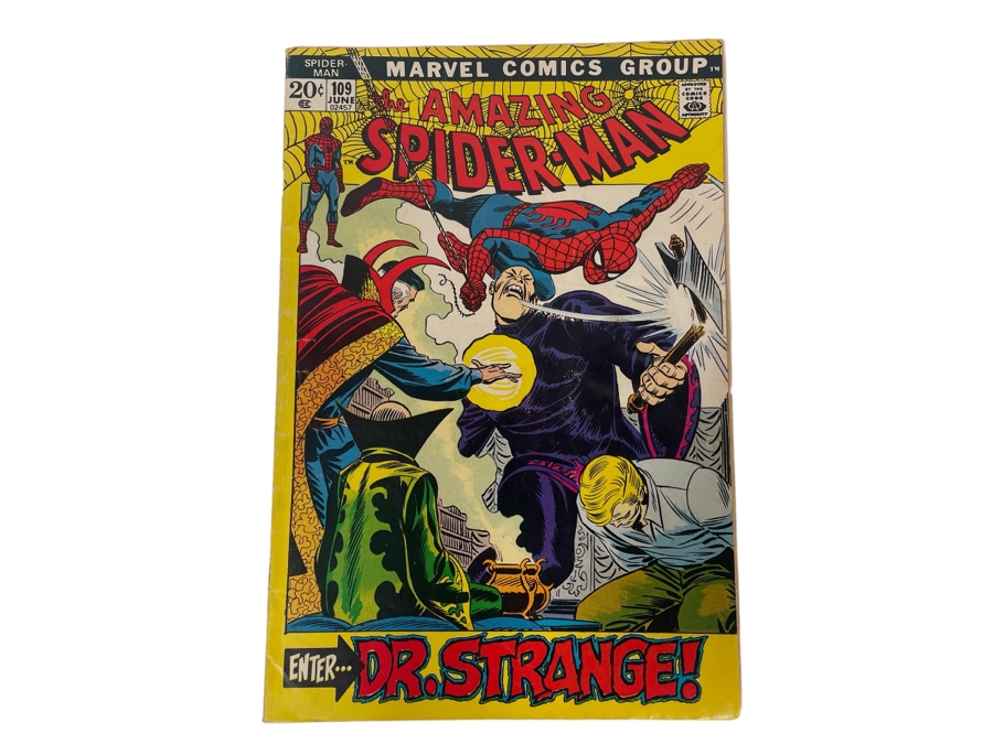 Vintage Marvel Comics Marvel The Amazing Spider-Man #109 Comic Book [Photo 1]
