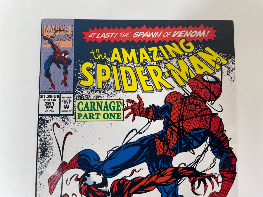 Vintage Marvel Comics Marvel The Amazing Spider Man 361 Comic Book 0601