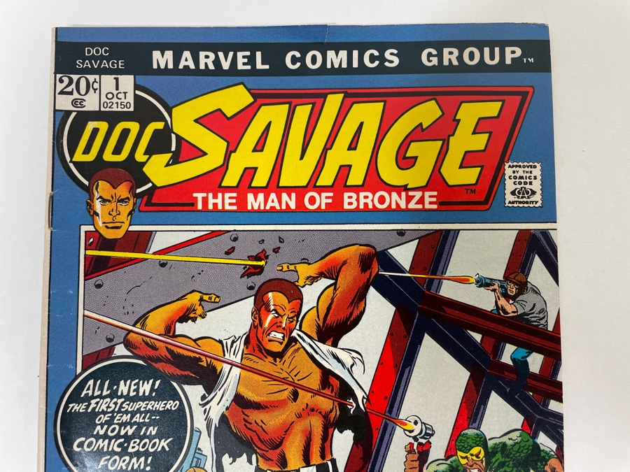 Vintage Marvel Comics Marvel Doc Savage The Man Of Bronze #1 Comic Book [Photo 2]