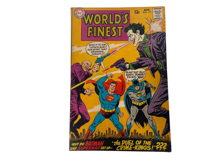 Vintage Dc Comics Worlds Finest #177 Comic Book