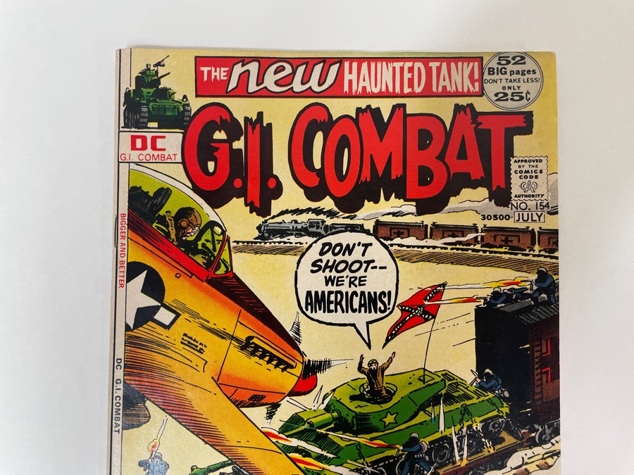 Vintage DC Comics G.I. Combat #154 Comic Book [Photo 2]