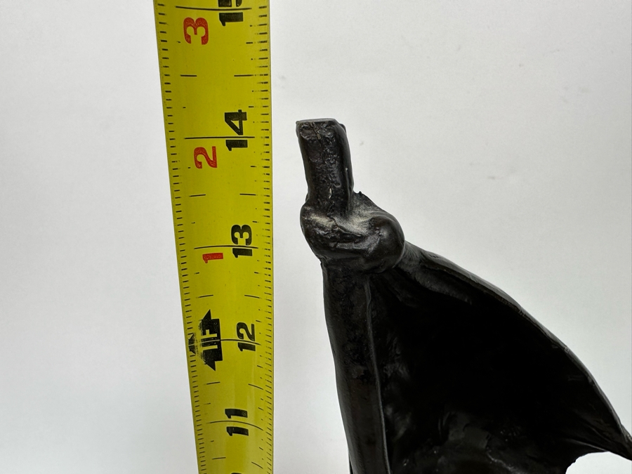 Vintage Auguste Moreau Bronze Sculpture Of A Cherub Sailing His Sailboat On Marble Base 12W X 8D X 14H [Photo 19]